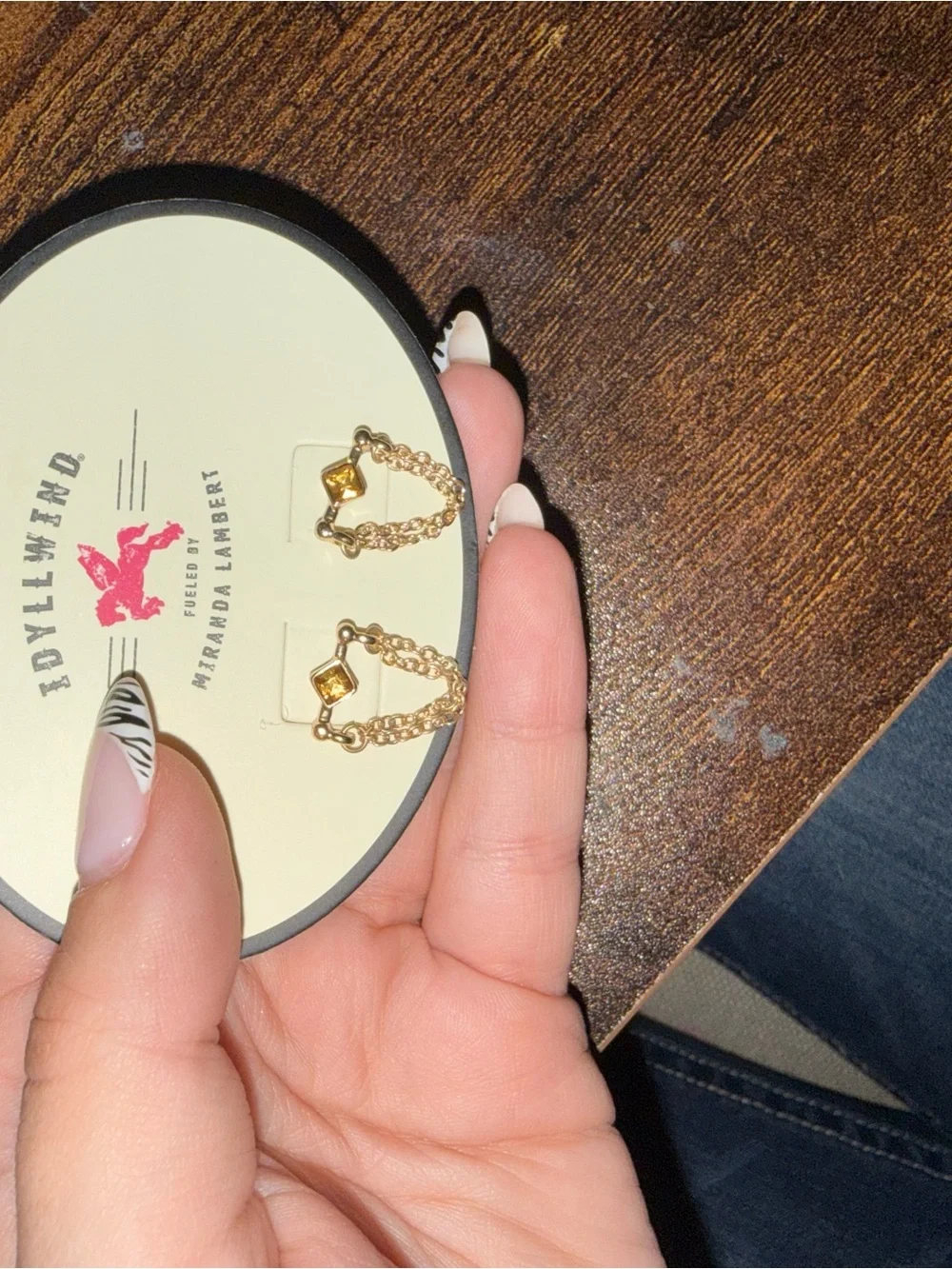 Free People Gold-Tone Mixed Earring Set with purple, Amber & Clear Accents